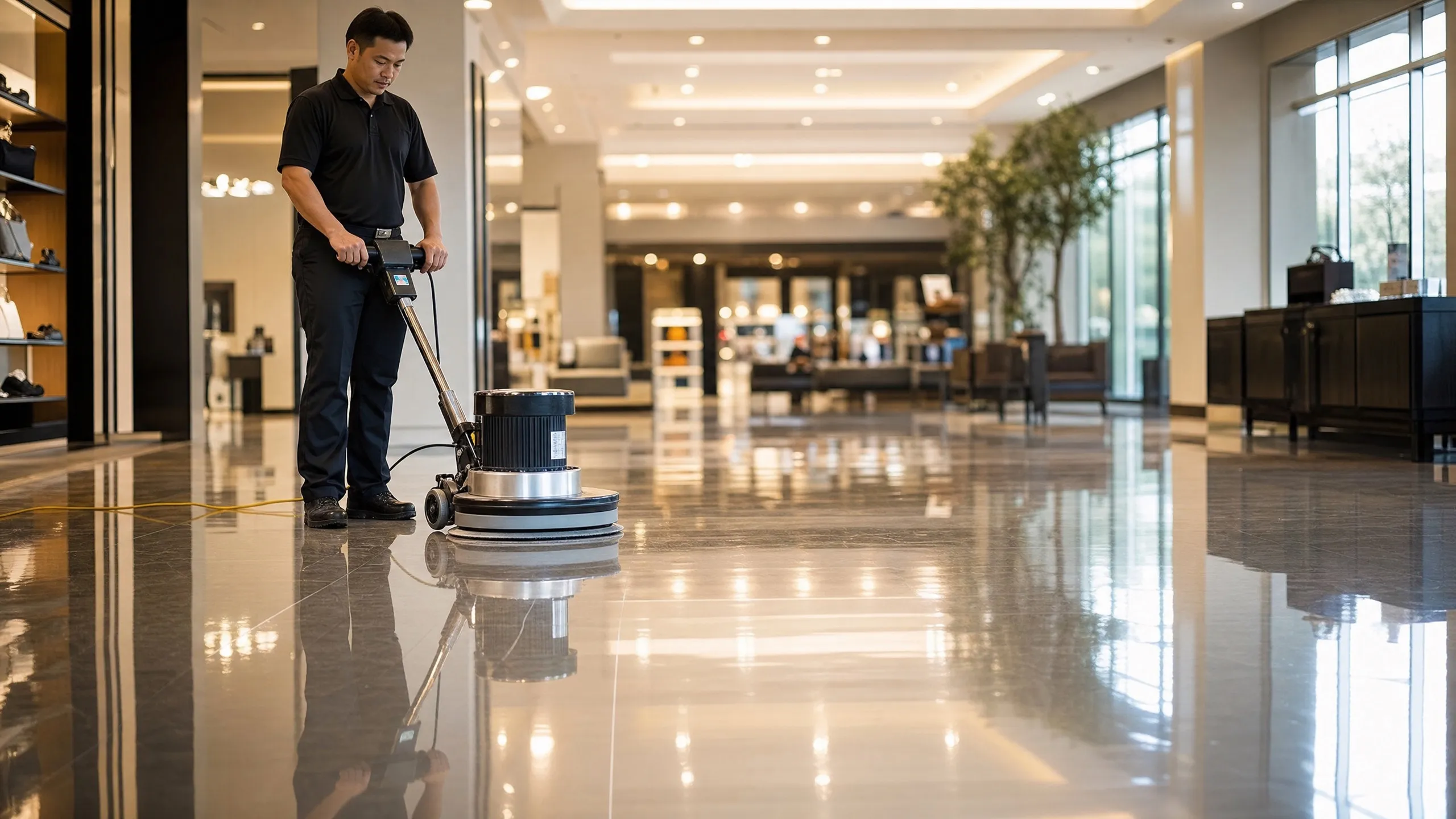 VCT Floor Cleaning by Rhode Island Cleaning Service